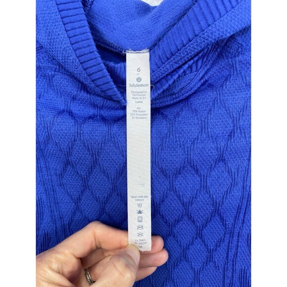 Lululemon Rest Less Hoodie Blue Size 6 - Picture 5 of 6